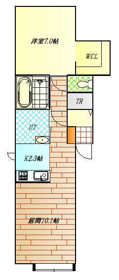 ルミュゼ南（101） 間取り図画像