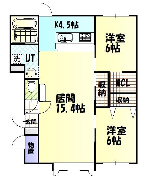 ルミュゼ末広（102） 間取り図画像