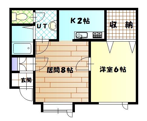 タウンズ東光（201） 間取り図画像