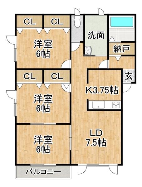  間取り図写真