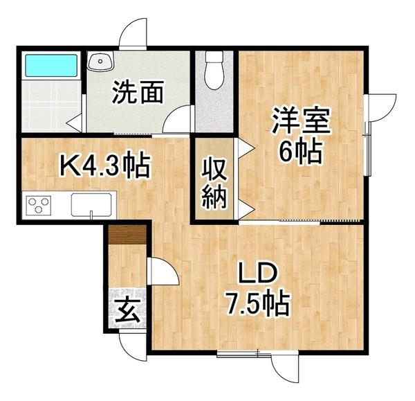  間取り図写真