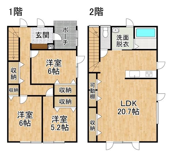  間取り図写真