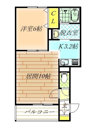 ハスコリオ東光Ⅱ（106） 間取り図画像