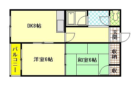 エステート宮下２６Ｃ（205） 間取り図画像