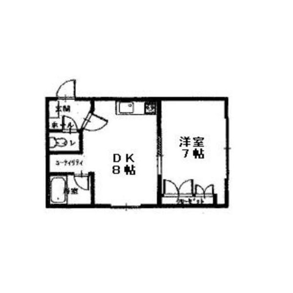 藤グリーンビル（403） 間取り図画像