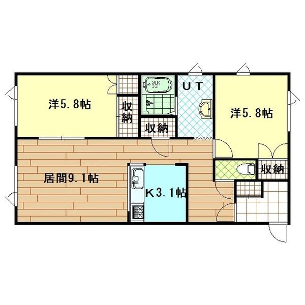 マンションSEED3（101） 間取り図画像