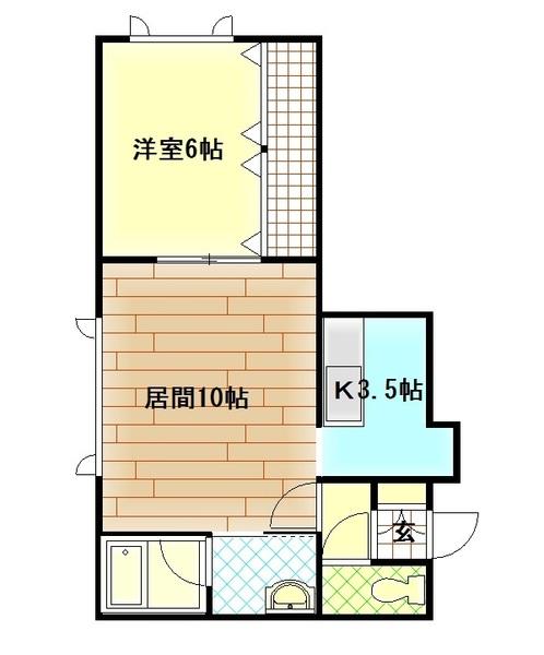 タンジェリーナ（102） 間取り図画像