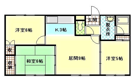 ヴェルシティ東光6.3AB棟（b202） 間取り図画像