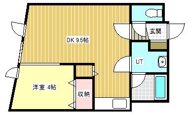 アイビーE（201） 間取り図画像