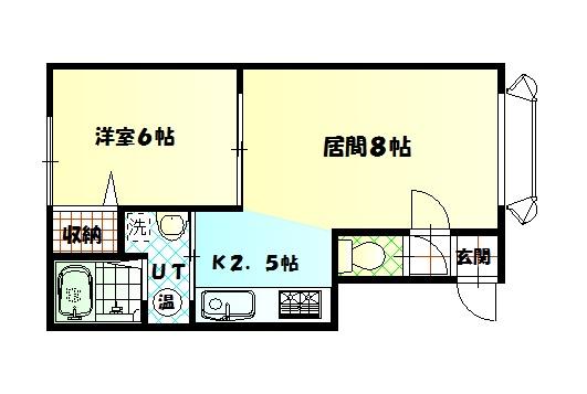 サンピア８・９（102） 間取り図画像