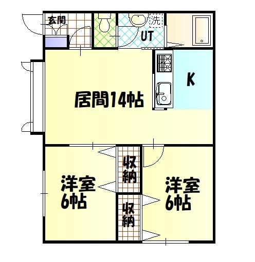 アルマースＡ 間取り図画像