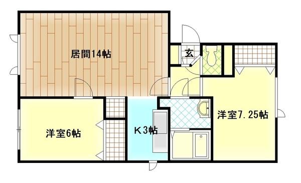 メゾン・ド・ピアニッシモ 間取り図画像