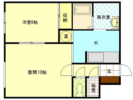 カルム 間取り図画像