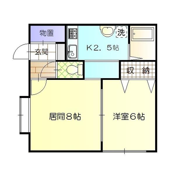 ジュリＣ棟（106） 間取り図画像