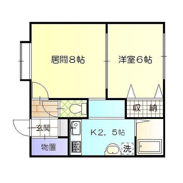 ジュリＣ棟（207） 間取り図画像