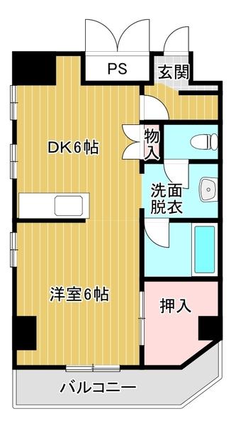 シャトー帯広（408） 間取り図画像