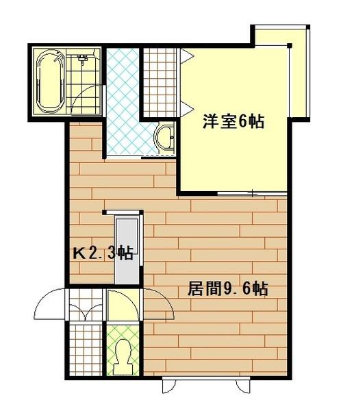 ルクール（102） 間取り図画像