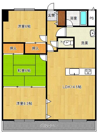 間取り図写真