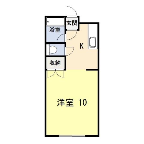 アーバン63 2nd（301） 間取り図画像
