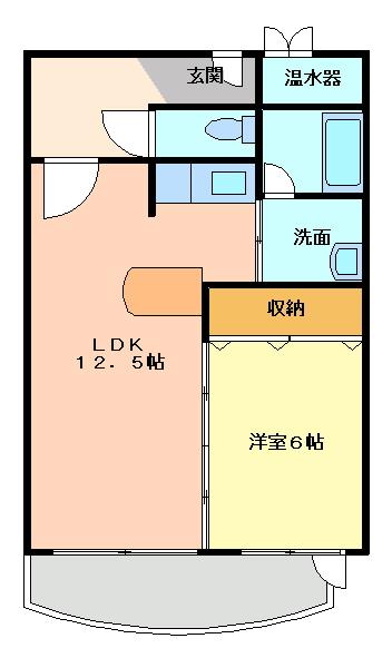 安ら木（303） 間取り図画像