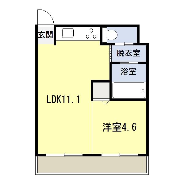 T-フラット204（4-A） 間取り図画像