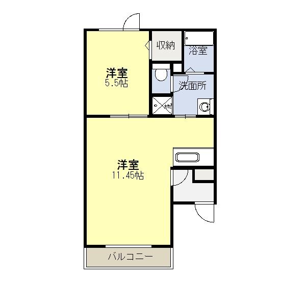 イーグルスカイむつみ（302） 間取り図画像