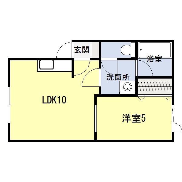 ハイツ夏（101） 間取り図画像