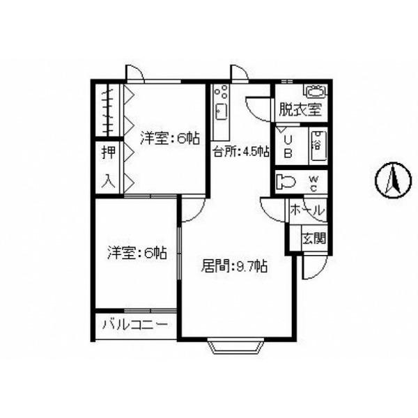 ひまわりハウス（A-202） 間取り図画像