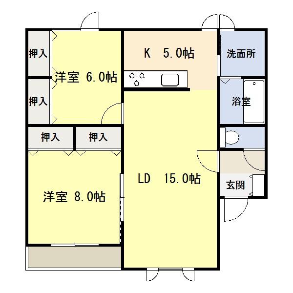 サペリ（203） 間取り図画像