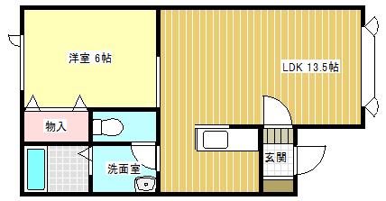 DEARⅠ・Ⅱ（ディアⅡ）（2-202） 間取り図画像