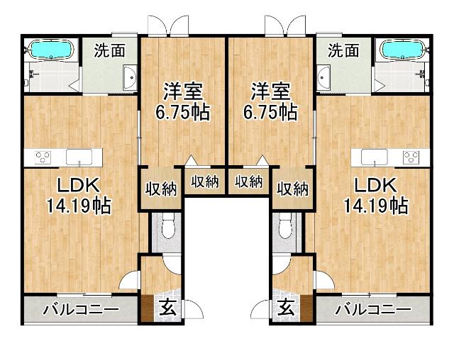 FerrulliⅠ（フェルリⅠ）（203） 間取り図画像