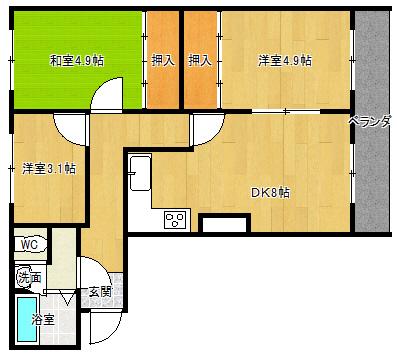  間取り図写真
