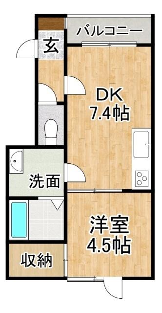 TOWN　Seiryou（タウンセイリョウ）（301） 間取り図画像