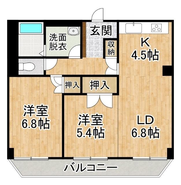 ホワイトパレス（902） 間取り図画像
