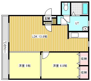 ソレイユ23（102） 間取り図画像
