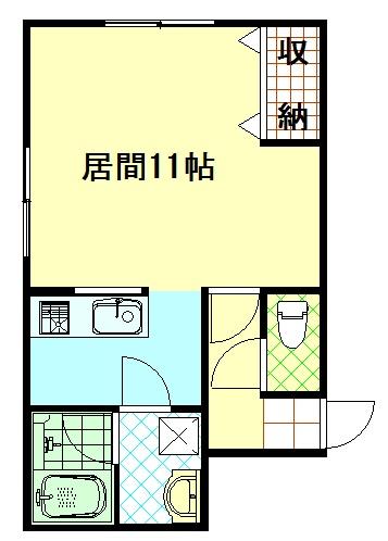 エーコー第5ビル（402） 間取り図画像