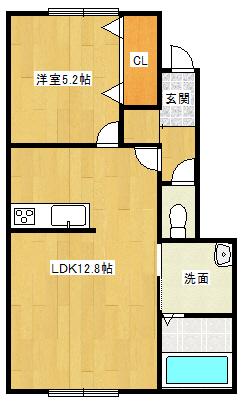 マリアージュⅣ（203） 間取り図画像