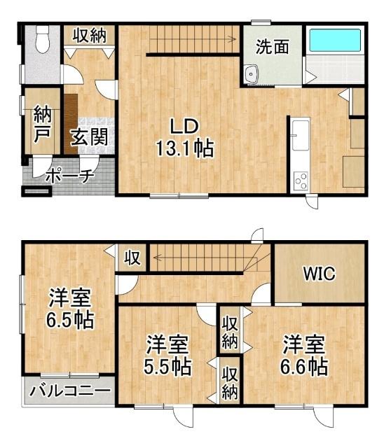 工藤貸家（西6条）（-） 間取り図画像