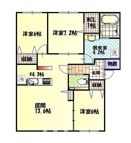 ロキシーズ（205） 間取り図画像