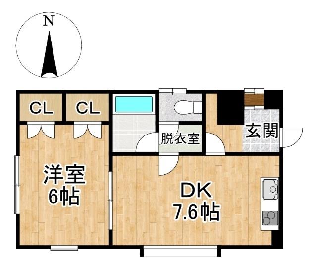 トラウテスハイム（401） 間取り図画像