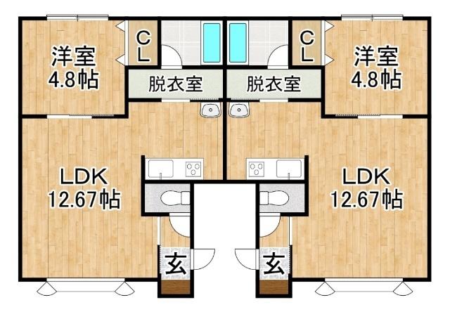  間取り図写真