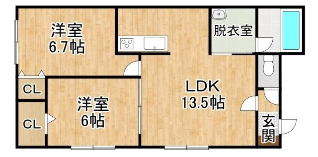  間取り図写真