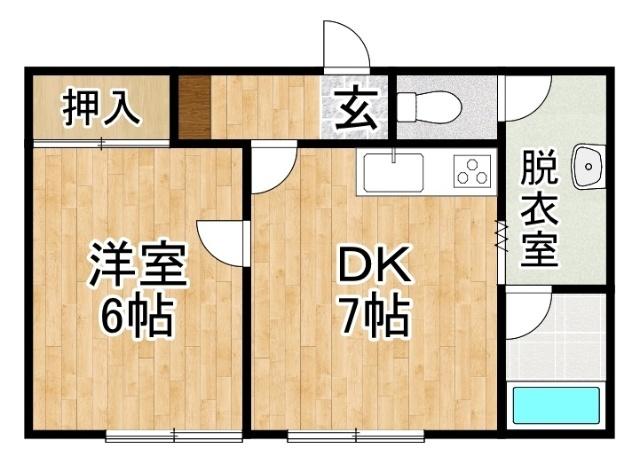 ショコラ1039（202） 間取り図画像