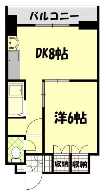 メゾンペガサス（405） 間取り図画像