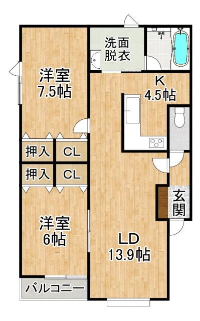  間取り図写真