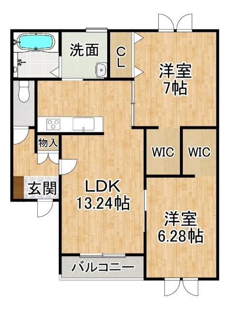 トレイブルックY館（203） 間取り図画像