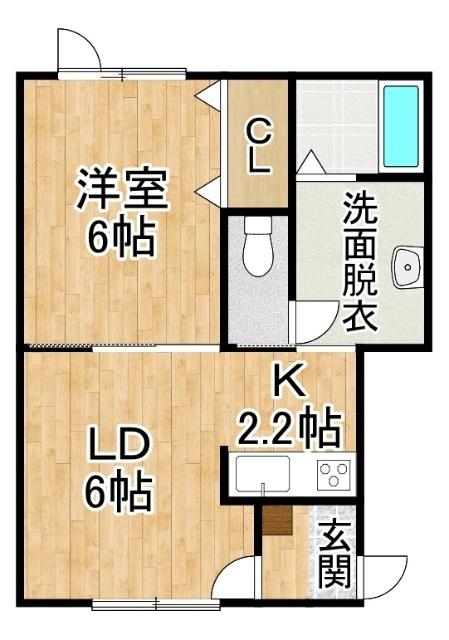 ドルフ⑤（21） 間取り図画像