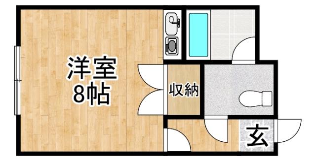 E2.8MS　A棟（401） 間取り図画像