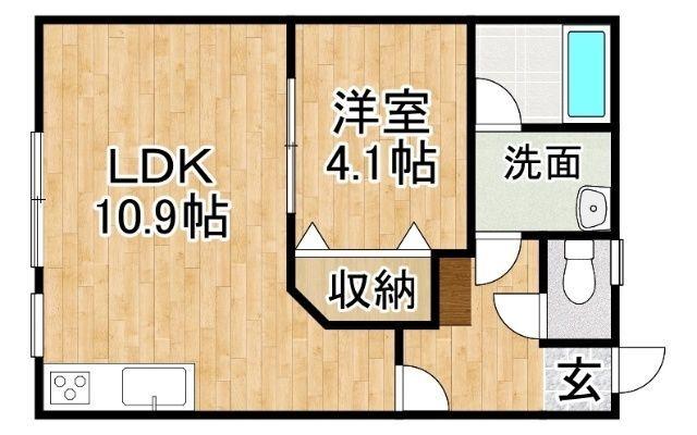ハイムグランツ（202） 間取り図画像