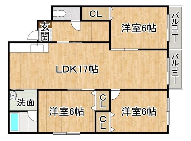白銀マンション（101） 間取り図画像